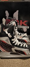 SBK DK6 Black/Silver Ice Hockey Skates Size 46 Lace-Up, Used once 