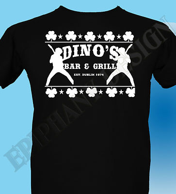 Thin Lizzy Inspired Hommage T-Shirt Phil Lynott Dino's Bar & Grill T-Shirt Class