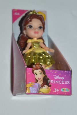 DISNEY MINI PRINCESS - PRINCESS BELLE DOLL NEW METALLIC LOOK FOR
