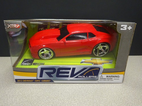 REV ROLLER 2012 Chevy Copo Camaro Red Variant Friction Powered Vehicle 1:20
