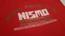 Rare Nismo Old Logo T-Shirt Red JDM Nissan Skyline Silvia GTR