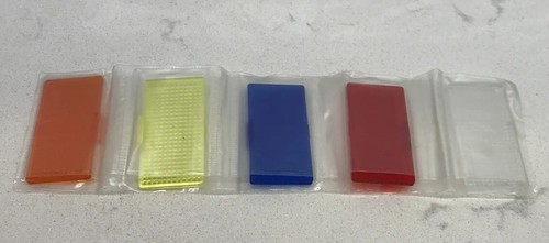 Kit de filtro de flash tiristor automático Vivitar 2800 naranja amarillo azul rojo transparente/blanco - Imagen 1 de 6