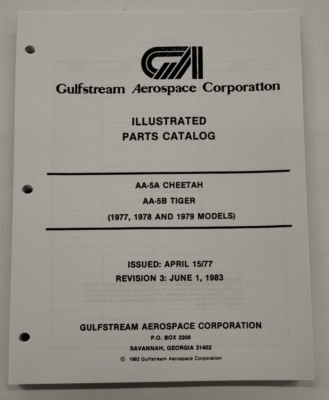 Grumman 1977-79 Models AA-5A Cheetah, AA-5B Tiger Illustrated Parts Catalog