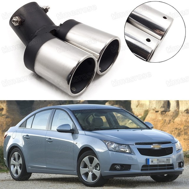 Car Exhaust Muffler Tip Tailpipe End Trim Silver for Chevy Cruze 20092015 5018 eBay