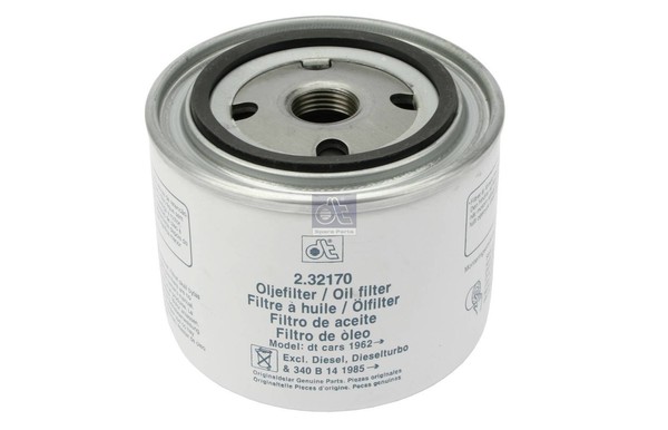 ÖLfilter Getriebe DT Spare Parts 2.32170 D:93Mm 34 X 16 UNF H:86Mm-image