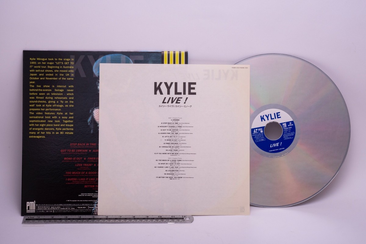 KYLIE MINOGUE LET'S GET TO IT LIVE! Japan Laserdisc LD TOLW