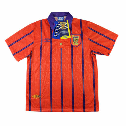 Maillot De Football Écosse DIADORA – Bleu, Domicile, Taille M, Occasion