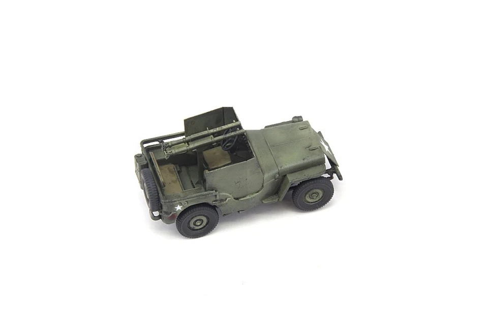 S-Model 1/72 US Armored willys Jeep MB with Bazooka Launcher Finished #LE2014 - Image 3 of 4