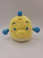 Disney Little Mermaid Flounder Squishmallows Small Plush 4" Stuffed Animal Fish