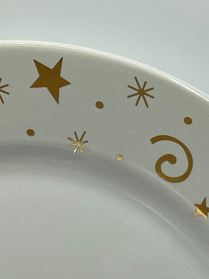 Pampered Chef Lot of 4 NIB Celebration Party Salad Plates Retired Vintage 1996 - Image 4 of 4