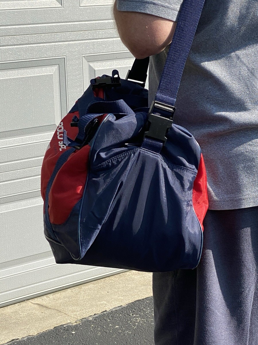Polo Sport Ralph Lauren Duffle Bag Red Blue USA Flag Carry On Gym