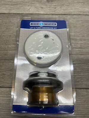 Jones Stephens B5155PW Two-Hole Lift and Turn Tub Drain Trim Kit