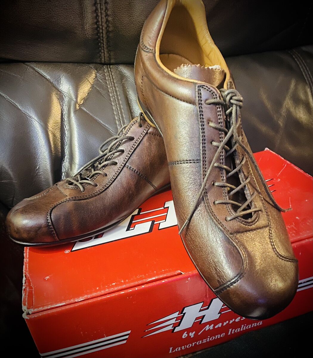 Marresi Cycling Shoes Eroica Leather NIB Leather Lined Ital Marresi Cycling Shoes Eroica Leather NIB Leather Lined Ital