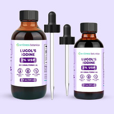 Lugols Solution of Iodine - 100 Pure, Authentic Lugol - Wellness Botanica