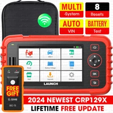 2024 Launch CRP129X OBD2 Car Scanner Engine ABS SRS SAS TPMS EPB Diagnostic Tool