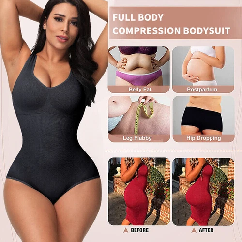 Body de yoga para mujer sin mangas con correas anchas diseño de control de barriga - Imagen 5 de 28