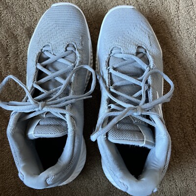 ADIDAS Pro Bounce 2018 Low Basketball Shoes AH2676 Light Grey US 7.5 Used