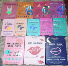 NEW LOT of 12 face skincare lip masks under eye collagen retinol vitamin C
