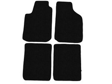 Schwarz Fußmatten Velour für Audi A2 H/B 1999-2005 Autoteppiche, 14xRand