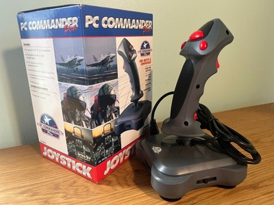 Vintage InterAct Joystick PC Commander Plus Sv-207a - NEW