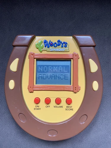 Vintage Woody’s Roundup Video Game LCD Thinkway Toys Pixar - Toy Story Handheld