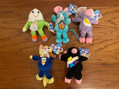 (5) {1999} (Target Exclusive) ''MOTHER GOOSE'S BEAN BAG FRIENDS'' Plush Set, NWT!