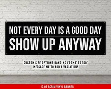 Motivational Gym Banner - Large Quote Wall Art