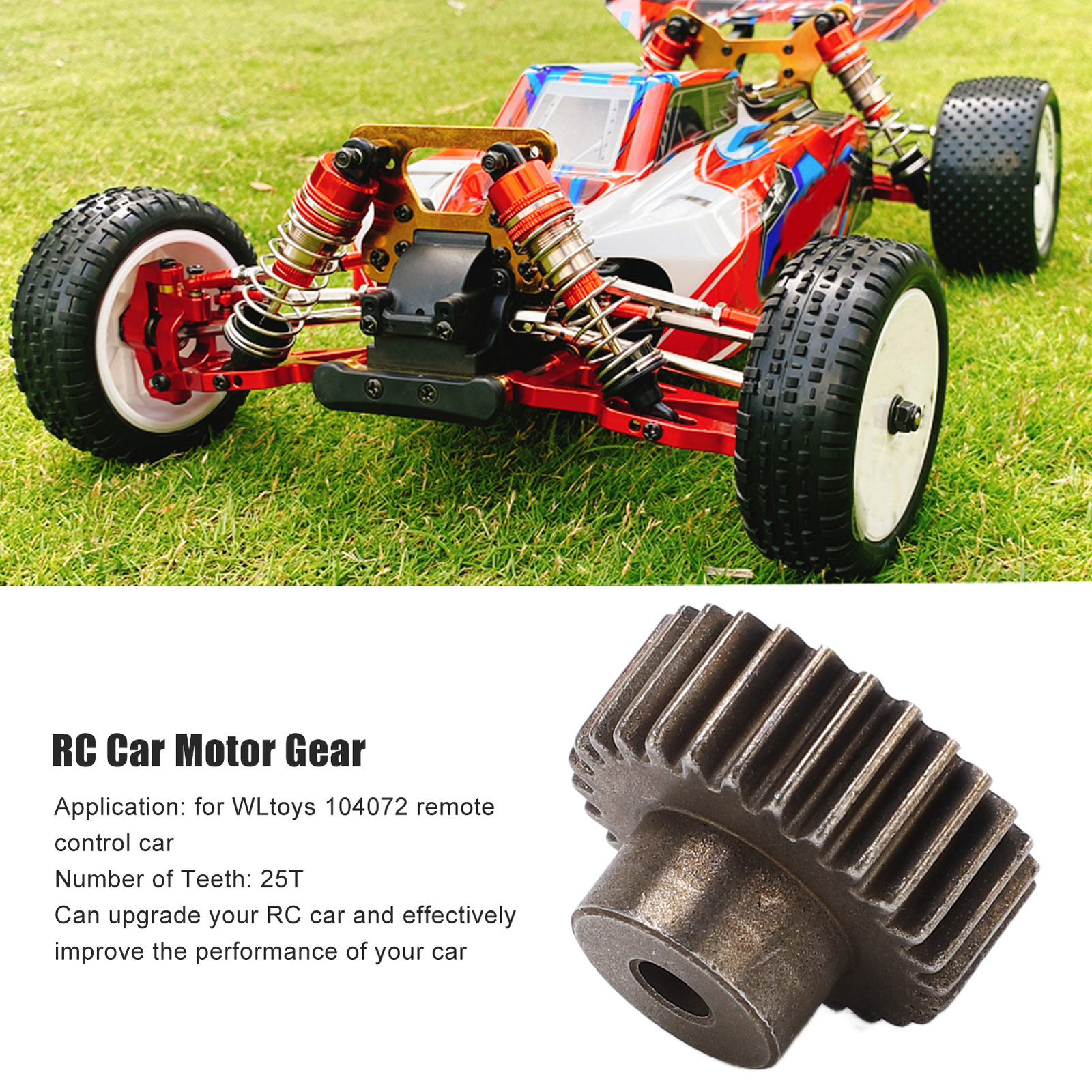 RC Car Pinion Gear 25T Steel RC Car Motor Gear For Outdoor eBay