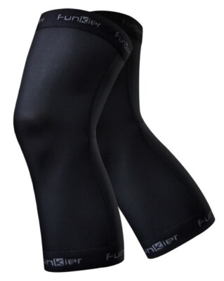 Funkier Sanxenxo KW-02 Winter Thermo Kniewärmer in Schwarz Größe L