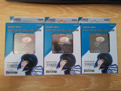 3x Force of Will Ghost in the Shell: SAC_2045 Starter Deck OVP Englisch