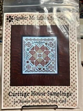 Quaker Medallion Sampler by Carriage House Samplings cross stitch pattern