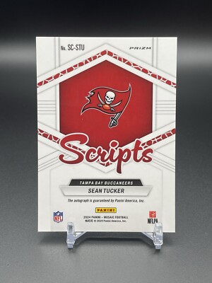 【激レア】MACO サイン入り グリーティングブック VIP 特典 2024 Panini Mosaic Prizm - Scripts Autograph #SC-STU Sean Tucker