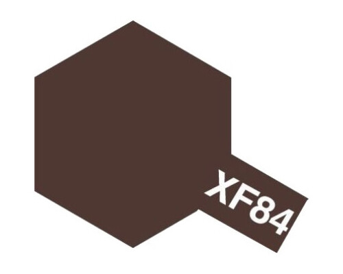 Tamiya 81784 Matt Acrylic Paint XF84 Dark Iron (10ml) modellismo