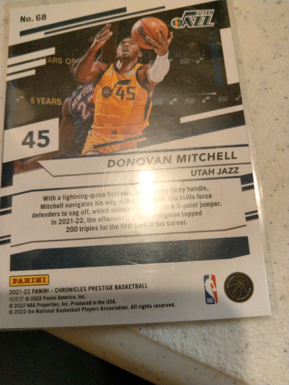 2021-22 Panini Chronicles - Prestige Red #68 Donovan Mitchell /149