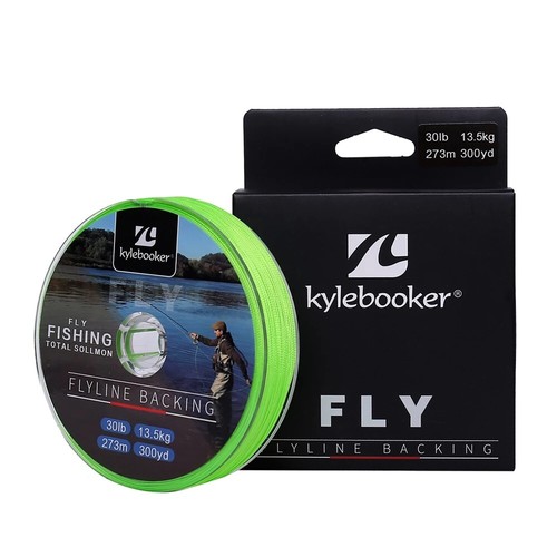 Backing Line Braided Fly Line 20/30LB 100/300Yards Orange for Trout Fly Line - Picture 2 of 9