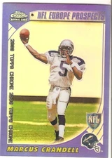 MARCUS CRANDELL ROOKIE 2000 TOPPS CHROME REFRACTOR 222 KC CHIEFS EAST CAROLINA