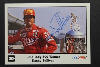 Danny Sullivan Race Car Driver Autograph Signed 1986 A&S 500 WINNER Card #38 JSA