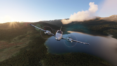 Aircraft microsoft flight simulator 2020 video Custom Gaming Mat Desk 2181