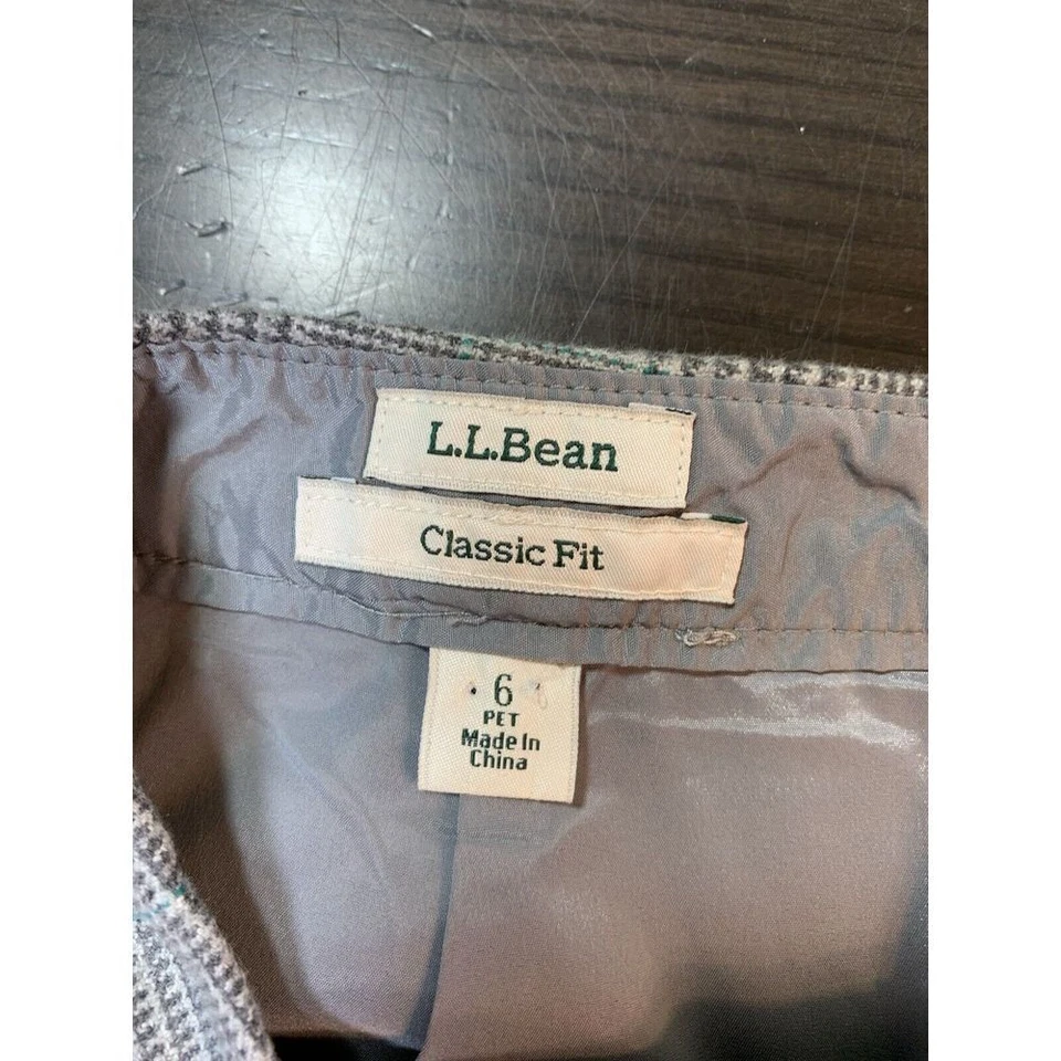 Minifalda LL Bean Academia 6P Pequeña Imitación Envoltura Falda Escocesa Calce Clásico Preppy Foto 4 de 4