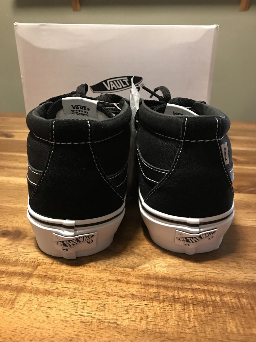 Vans Exclusive JJJJound Sk8-Mid VLT LX Black Size Mens 6.5 Vans Exclusive JJJJound Sk8-Mid VLT LX Black Size Mens 6.5