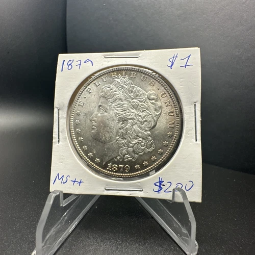 1879 $1 Morgan Silver Dollar - GEM BU - Free Shipping - Fresh Roll A4/14