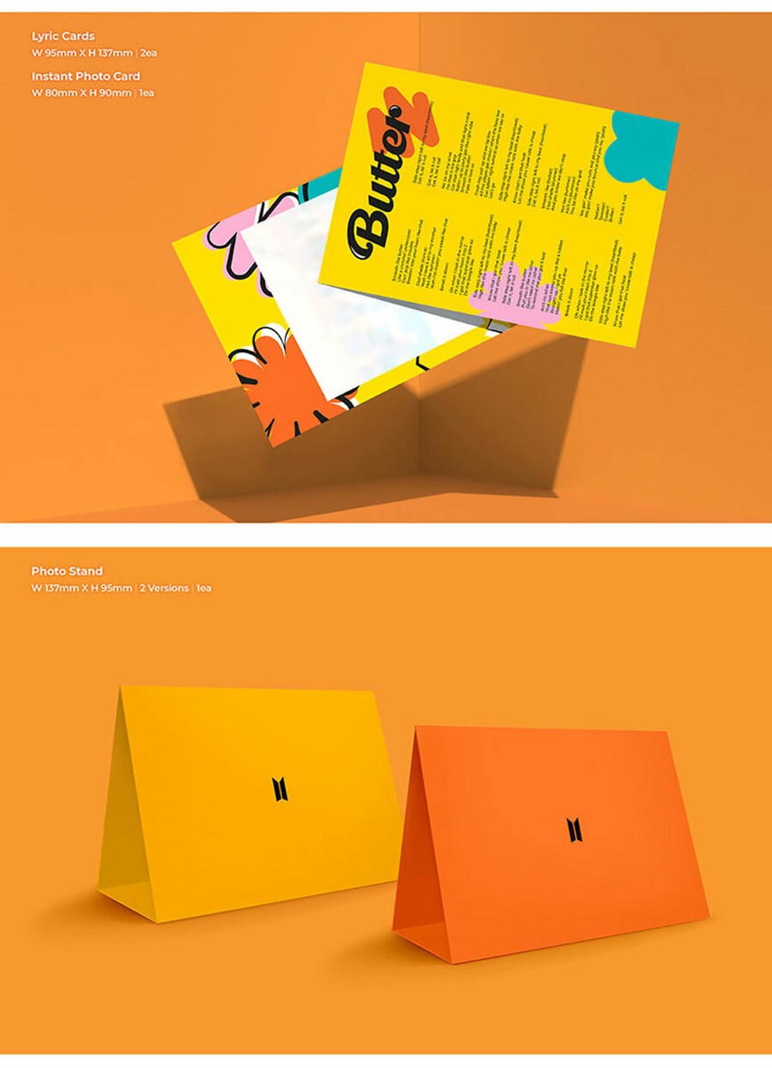 BTS BUTTER Album 2 Ver SET 2CD+POSTER+2 Photo Book+10 Card+