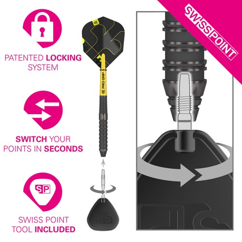 Bolide Void 90% Tungsten SP Steel Tip Darts von Target - Bild 17 von 41