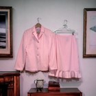 <!--F#f_0-->J.G. HOOK Vintage Women’s Pink 2 Piece Suit Skit & Blazer Jacket Size 8<!--F/-->