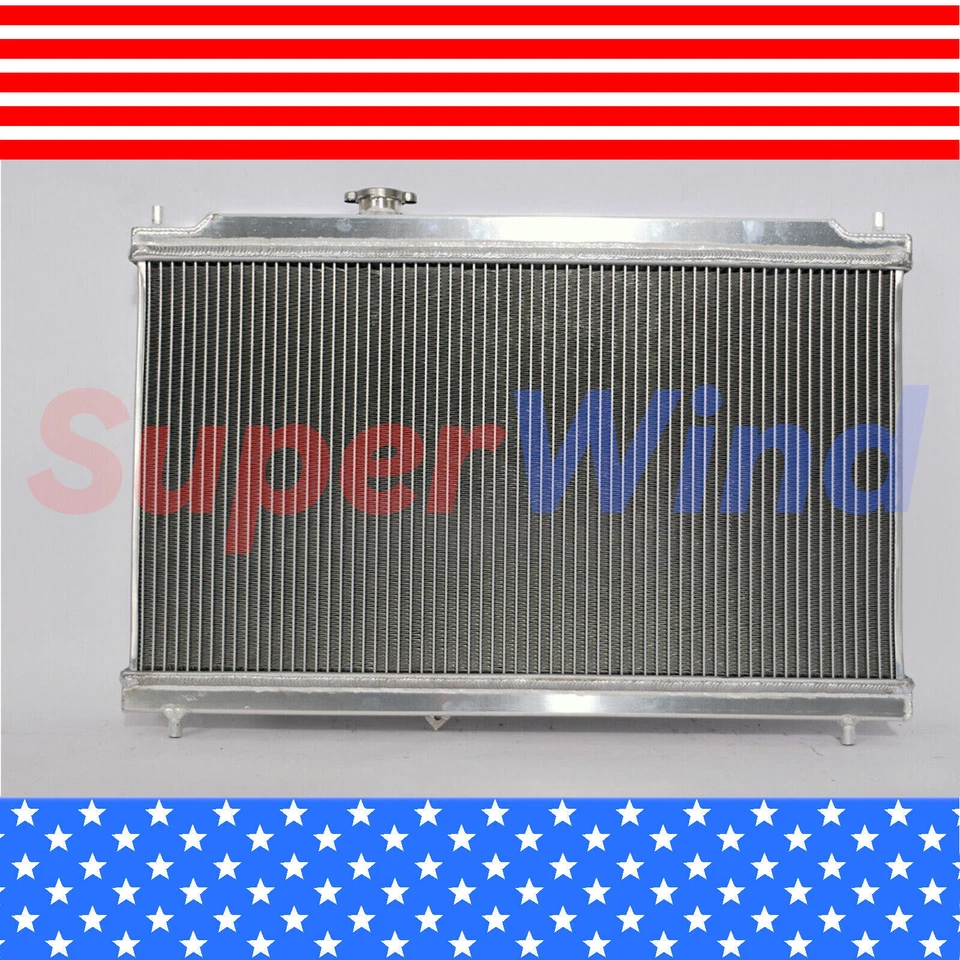 Radiador SuperWind para Acura Integra 1994-2001 1,8 L l4 2 filas aluminio MT. Foto 4 de 4