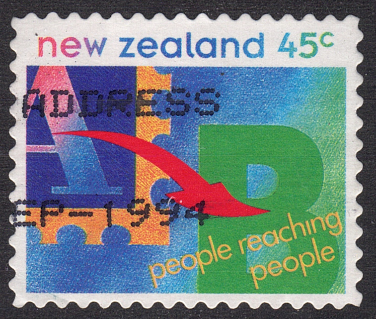 1994 New Zealand SC# 1226 - People Reaching People- Used