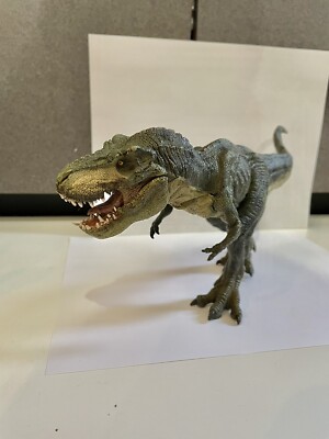 Papo  T-REX Dinosaur Moving Jaw Green Tyrannosaurus Rex Figure