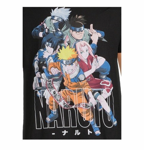 Naruto Herren Kurzarm Schwarz Rundhals Grafik T-Shirt Gr. 3XL (54-56) Neu mit Etikett - Bild 6 von 15