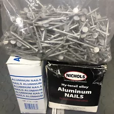 2" Aluminum / Vinyl Siding Aluminum Nails 2 & 1.5 inch  Total 4.5 lb