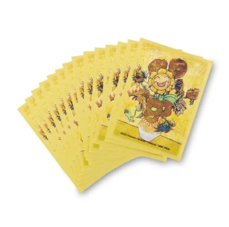 Pokemon Center X Van Gogh Museum Sunflora Inspired By Sunflowers Card Sleeves eBay